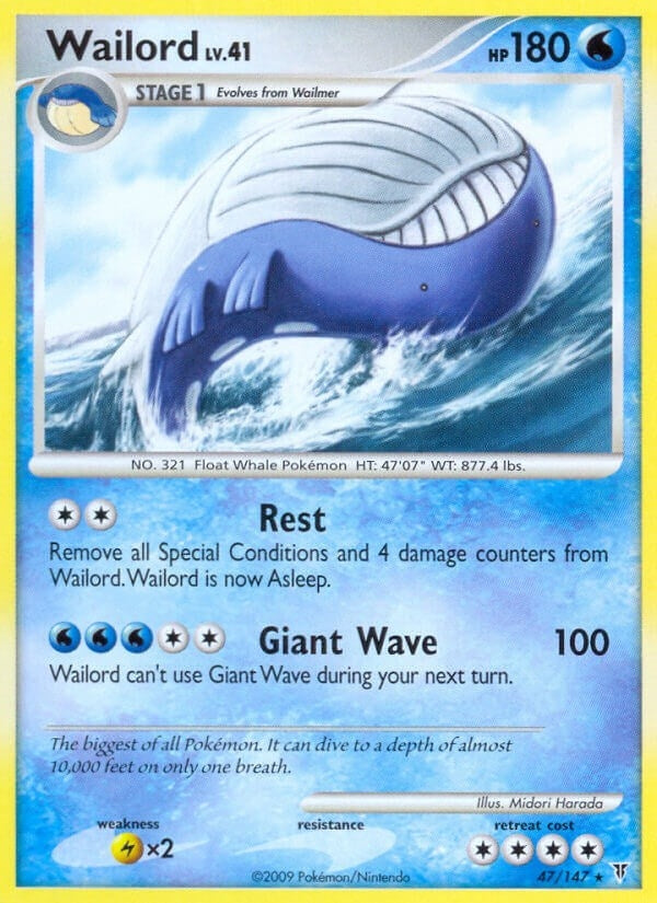 Image for Wailord (Supreme Victors) (47) - Pokemon
