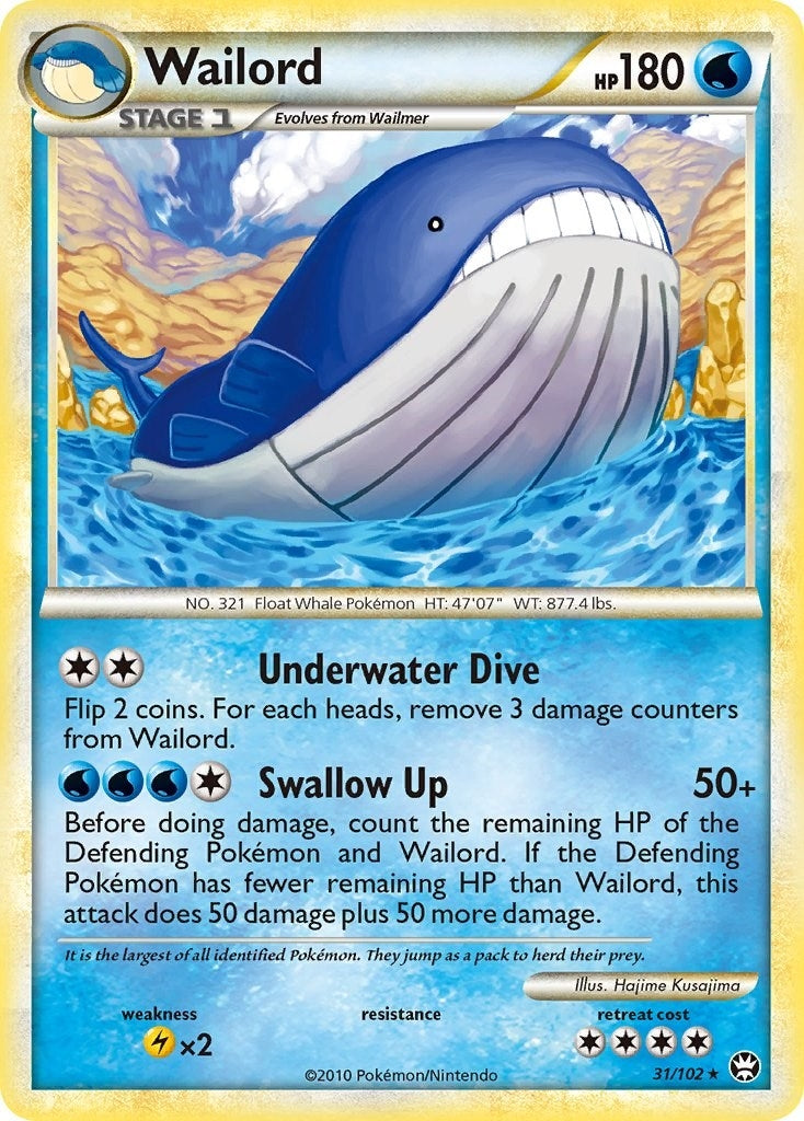 Image for Wailord (Triumphant) (31/102) - Pokemon