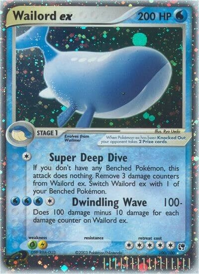 Image for Wailord ex (Sandstorm) (100/100) - Pokemon