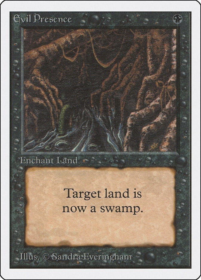 Image for Evil Presence (Unlimited Edition) - Magic: The Gathering