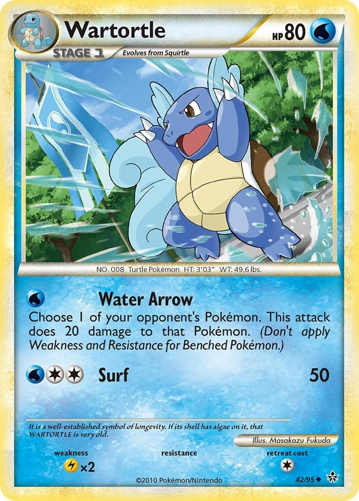 Image for Wartortle (Unleashed) (42/95) - Pokemon
