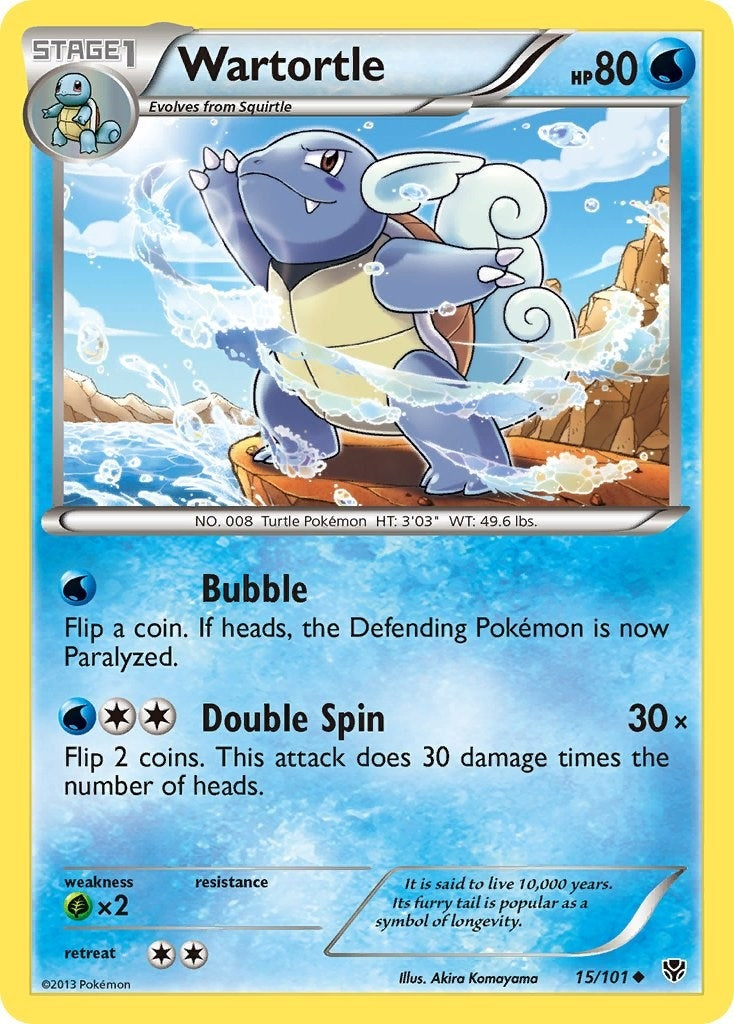 Image for Wartortle (Plasma Blast) (15/101) - Pokemon