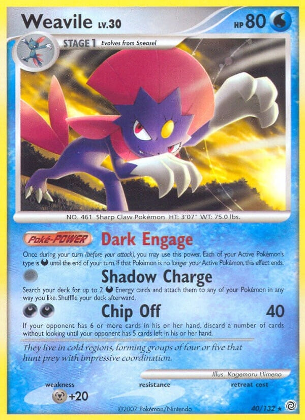 Image for Weavile (Secret Wonders) (40/132) - Pokemon
