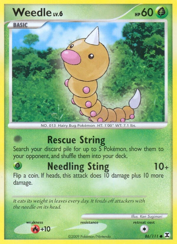 Image for Weedle (Rising Rivals) (86/111) - Pokemon