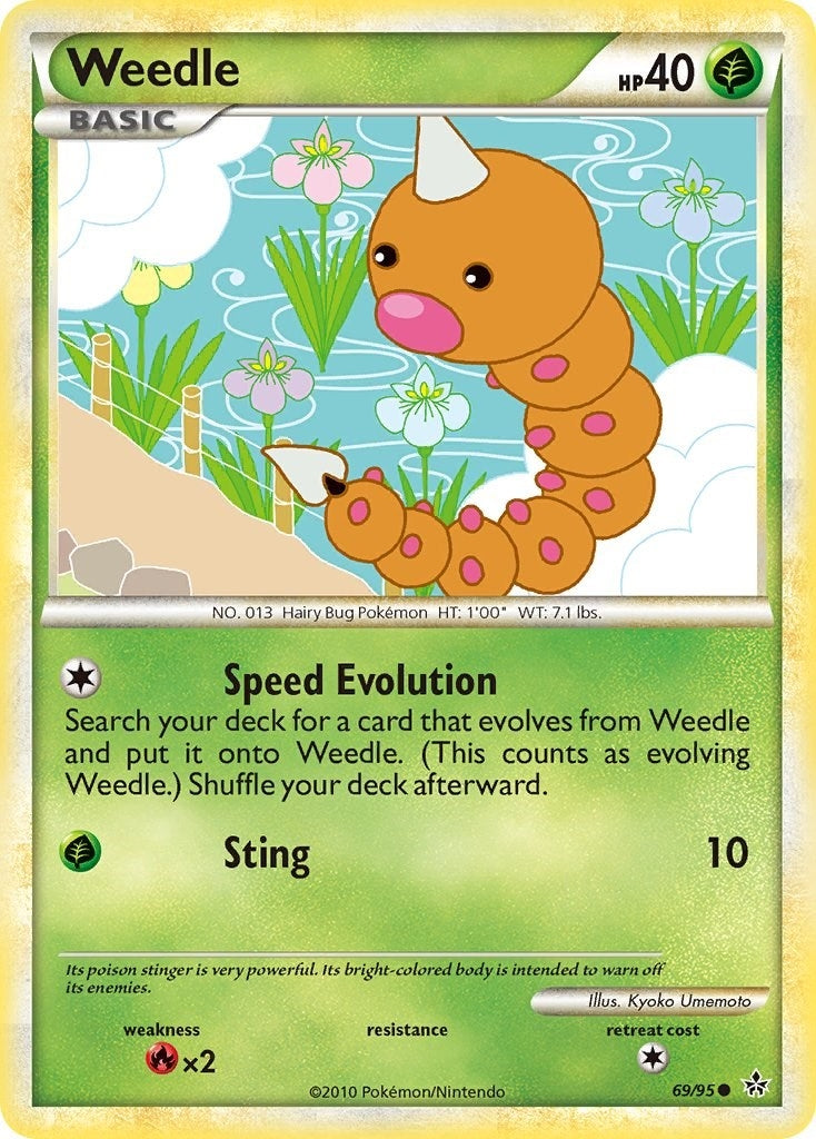 Image for Weedle (Unleashed) (69/95) - Pokemon