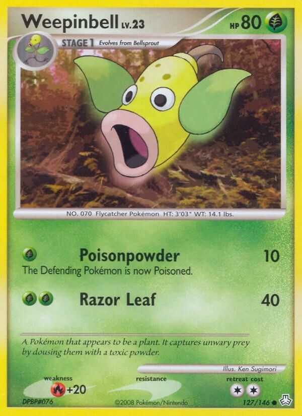 Image for Weepinbell (Legends Awakened) (127/146) - Pokemon