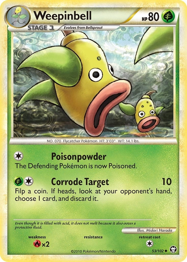 Image for Weepinbell (Triumphant) (53/102) - Pokemon