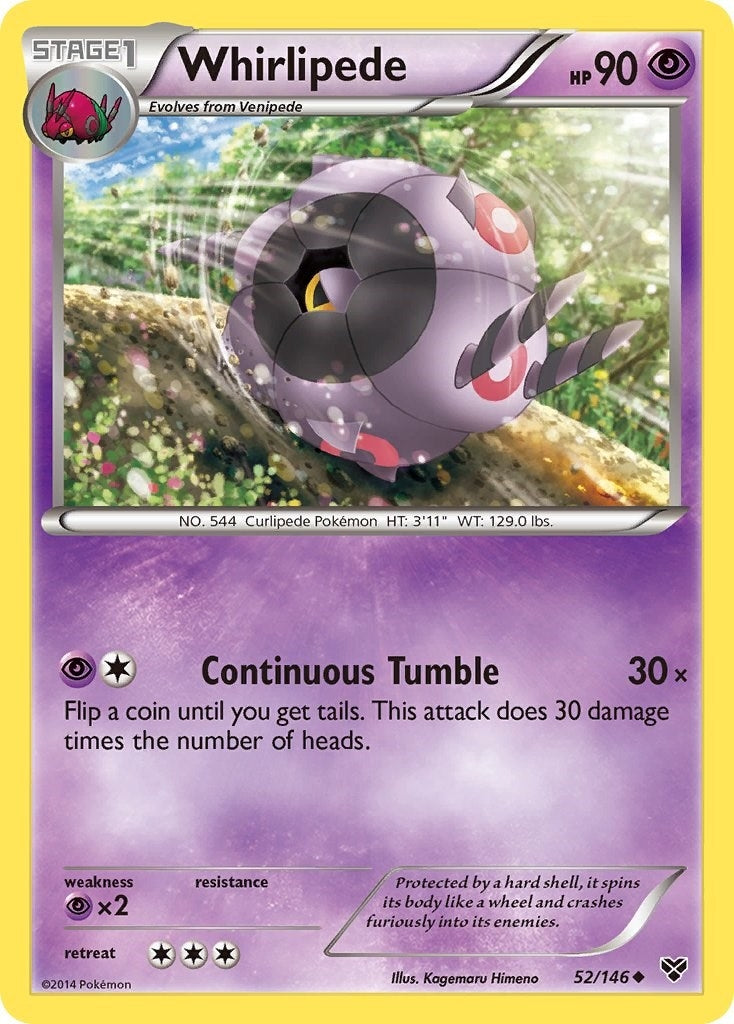 Image for Whirlipede (XY Base Set) (52/146) - Pokemon