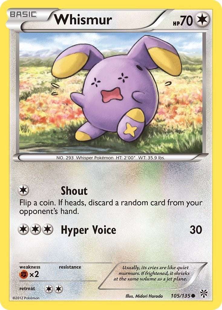Image for Whismur (Plasma Storm) (105/135) - Pokemon