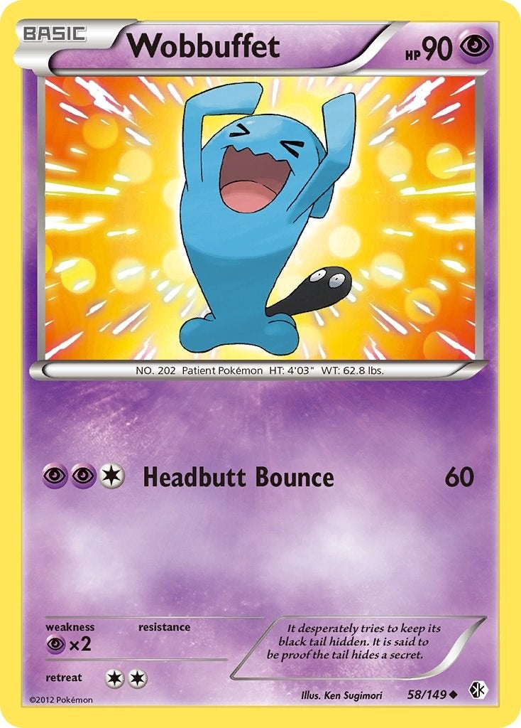 Image for Wobbuffet (Boundaries Crossed) (58/149) - Pokemon
