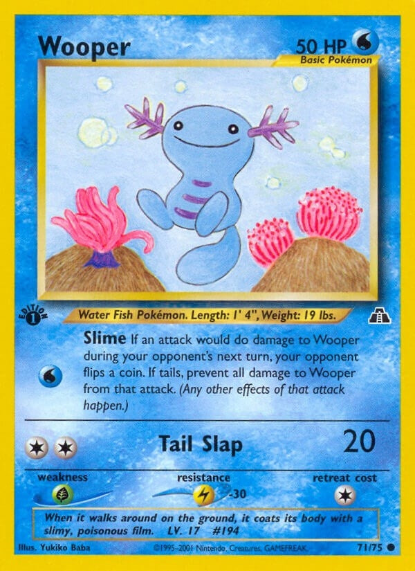 Image for Wooper (Neo Discovery) (71/75) - Pokemon