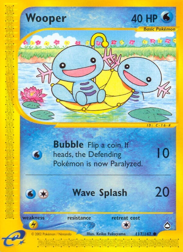Image for Wooper (117) (Aquapolis) (117/147) - Pokemon