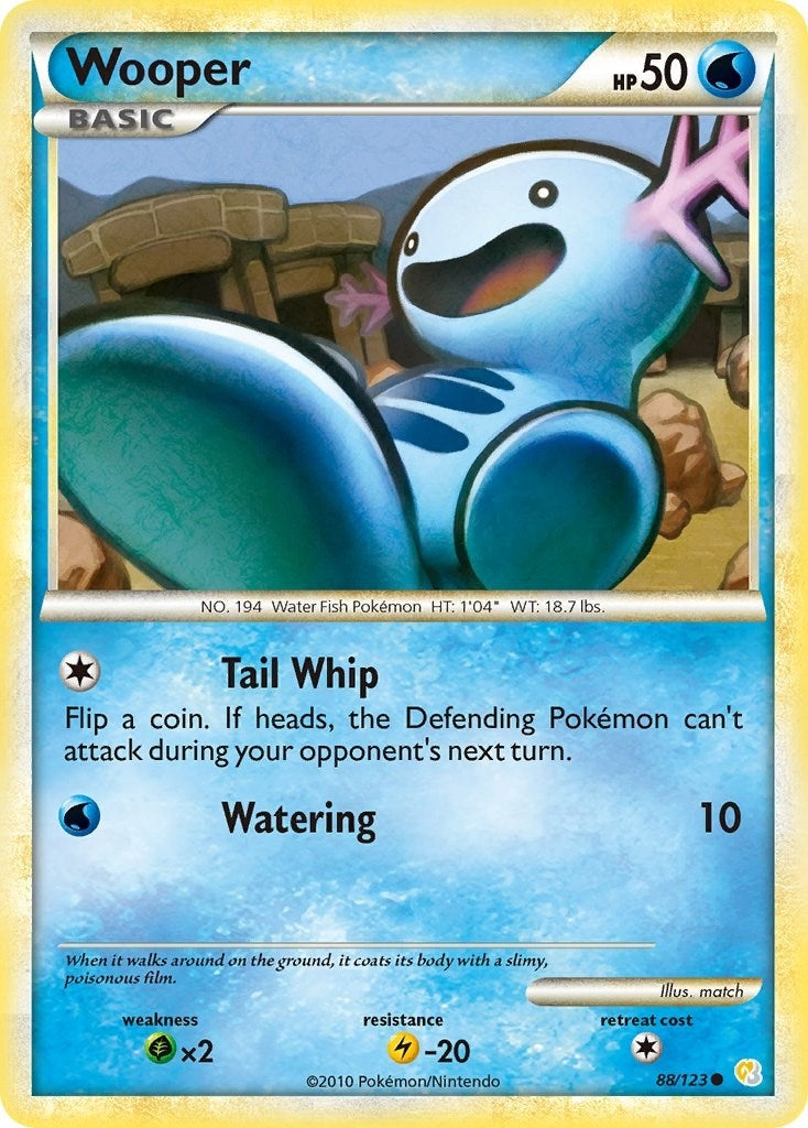Image for Wooper (HeartGold SoulSilver) (88/123) - Pokemon