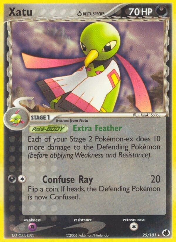 Image for Xatu (Delta Species) (Dragon Frontiers) (25/101) - Pokemon