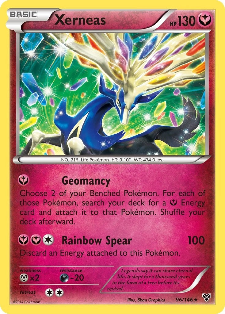 Image for Xerneas (XY Base Set) (96/146) - Pokemon