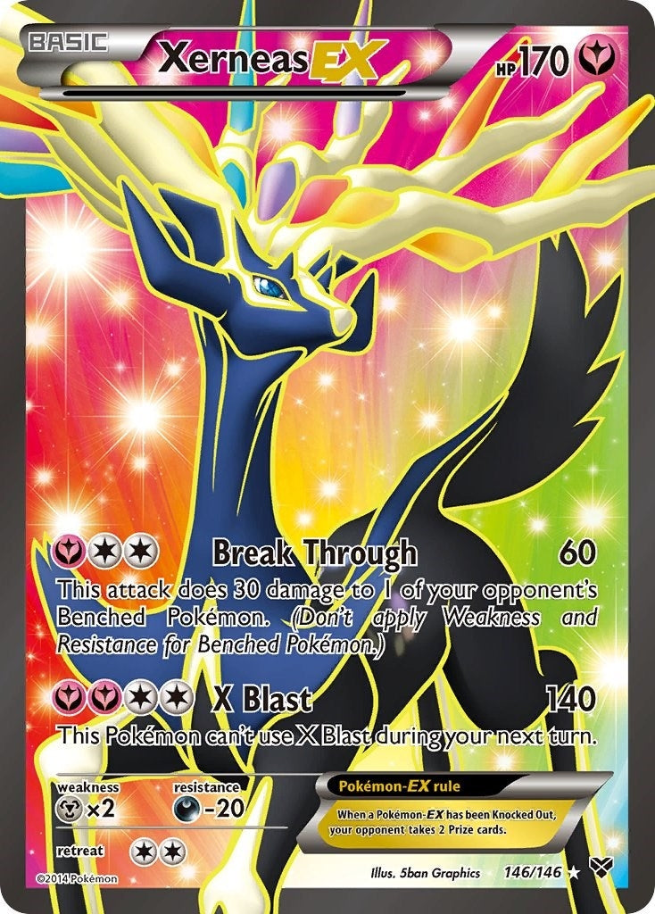 Image for Xerneas EX (146 Full Art) (XY Base Set) (146/146) - Pokemon
