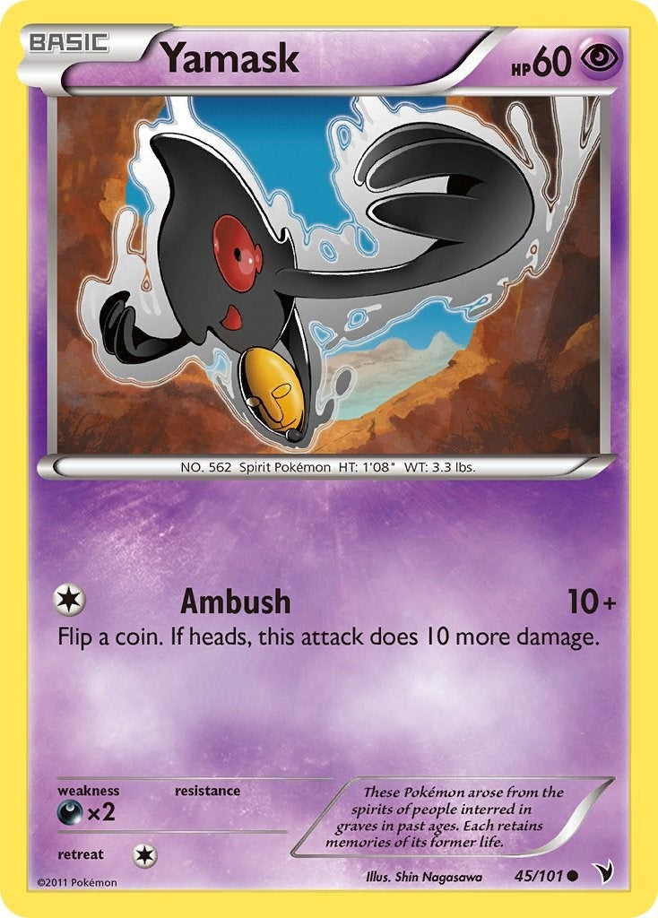 Image for Yamask (45) (Noble Victories) (45/101) - Pokemon