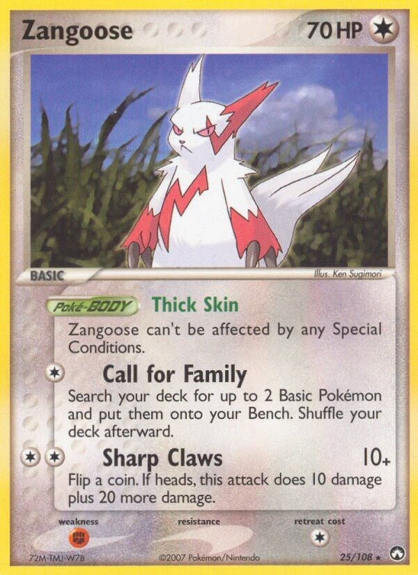 Image for Zangoose (Power Keepers) (25/108) - Pokemon