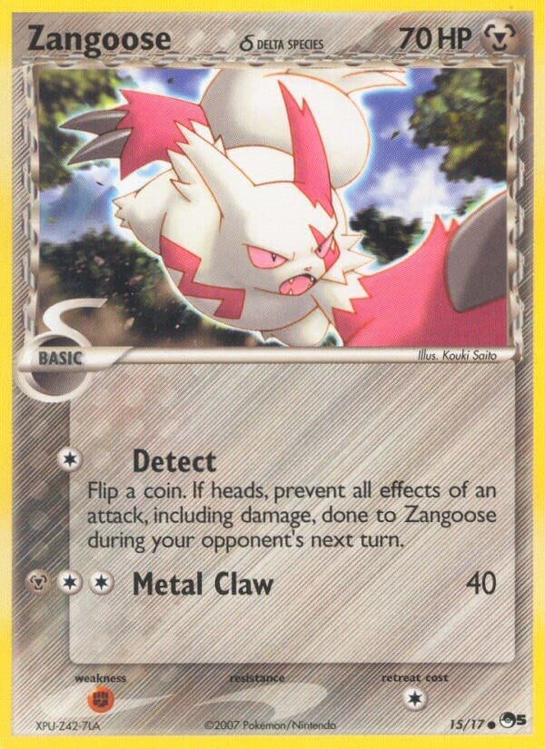 Image for Zangoose (Delta Species) (POP Series 5) (015/017) - Pokemon