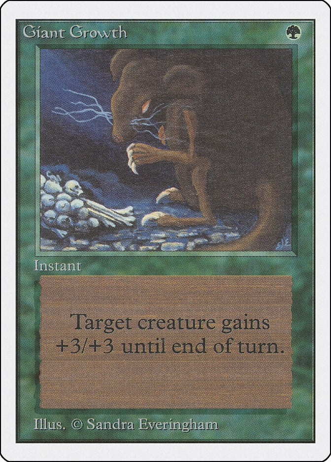 Image for Giant Growth (Unlimited Edition) - Magic: The Gathering