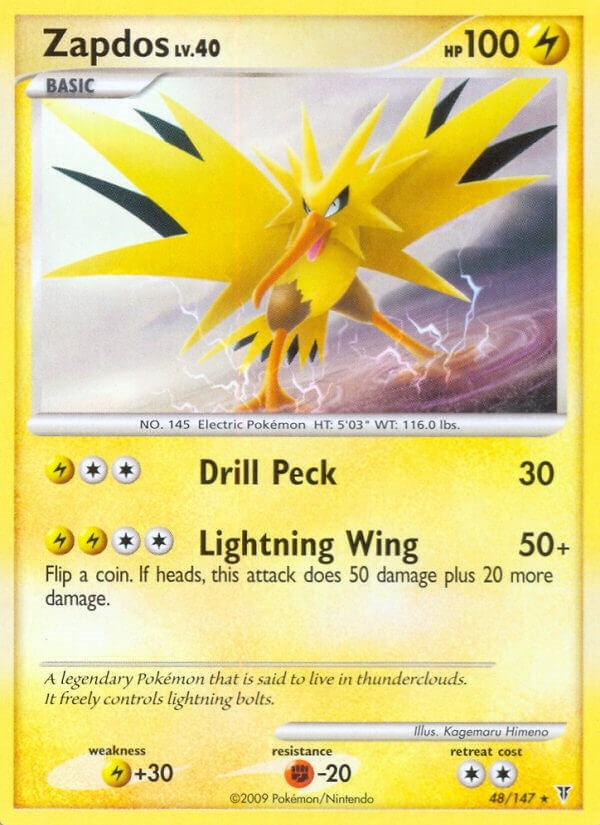Image for Zapdos (48) (Supreme Victors) (48) - Pokemon