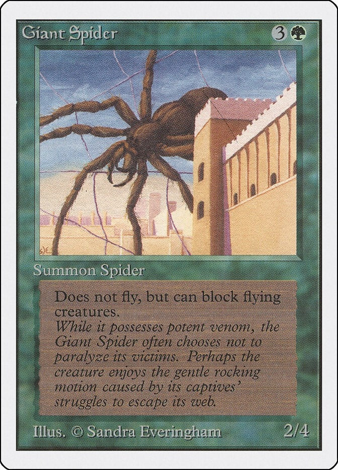 Image for Giant Spider (Unlimited Edition) - Magic: The Gathering