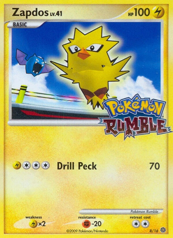 Image for Zapdos (Rumble) (8) - Pokemon