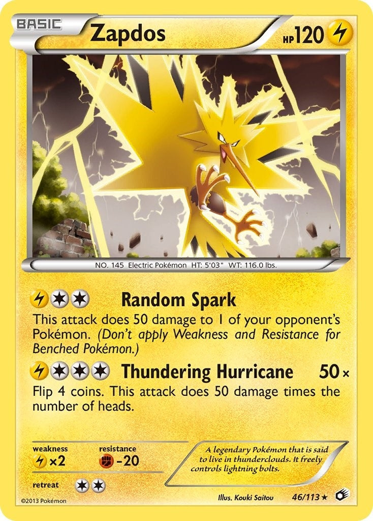 Image for Zapdos (Legendary Treasures) (46/113) - Pokemon