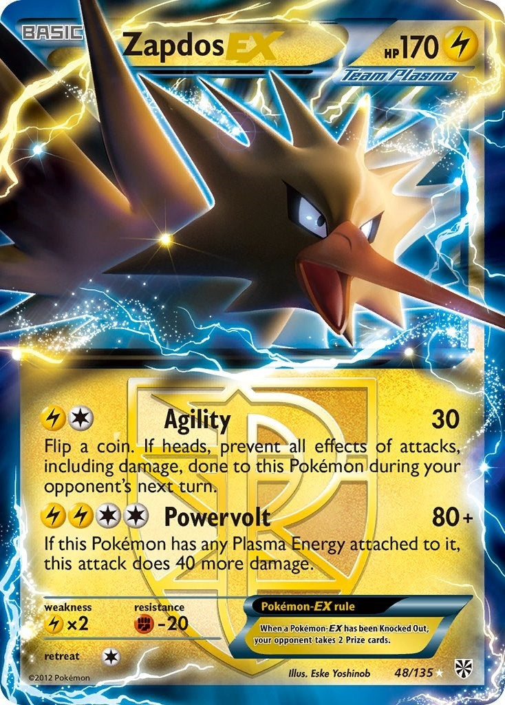 Image for Zapdos EX (Team Plasma) (Plasma Storm) (48/135) - Pokemon
