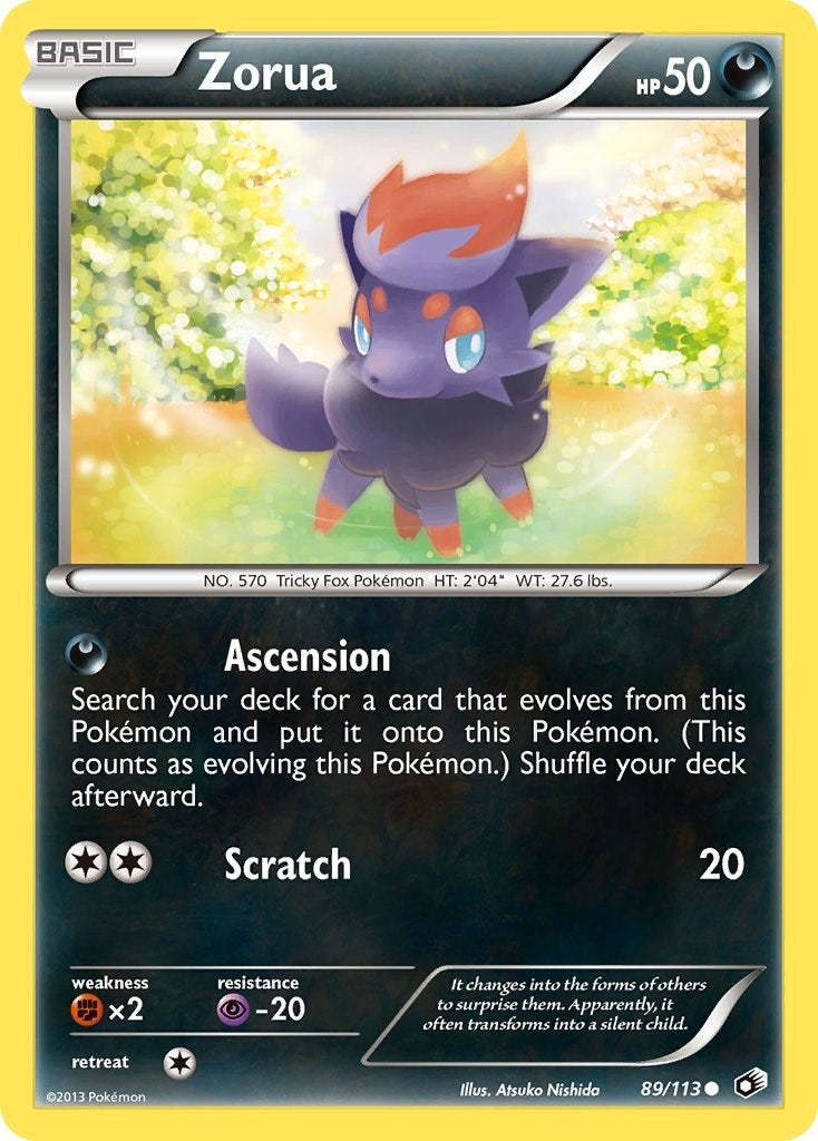 Image for Zorua (Legendary Treasures) (89/113) - Pokemon
