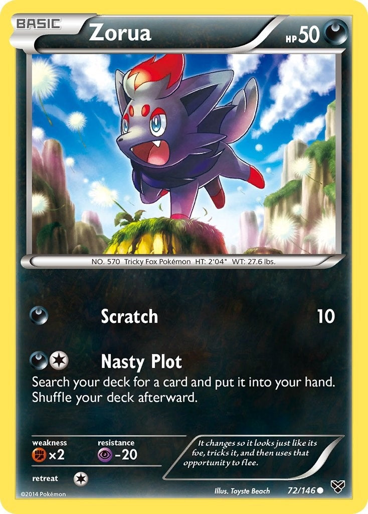 Image for Zorua (XY Base Set) (72/146) - Pokemon