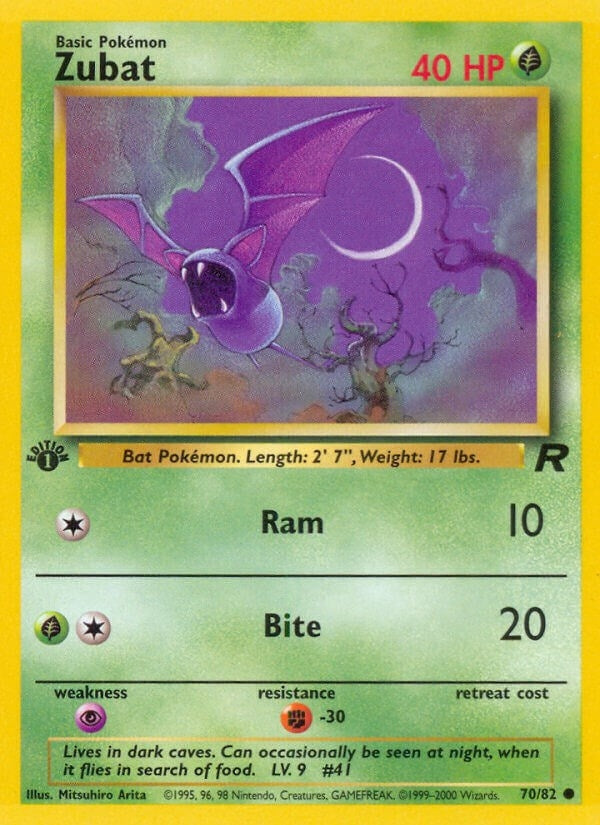 Image for Zubat (Team Rocket) (70/82) - Pokemon