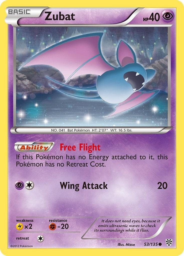 Image for Zubat (53) (Plasma Storm) (53/135) - Pokemon