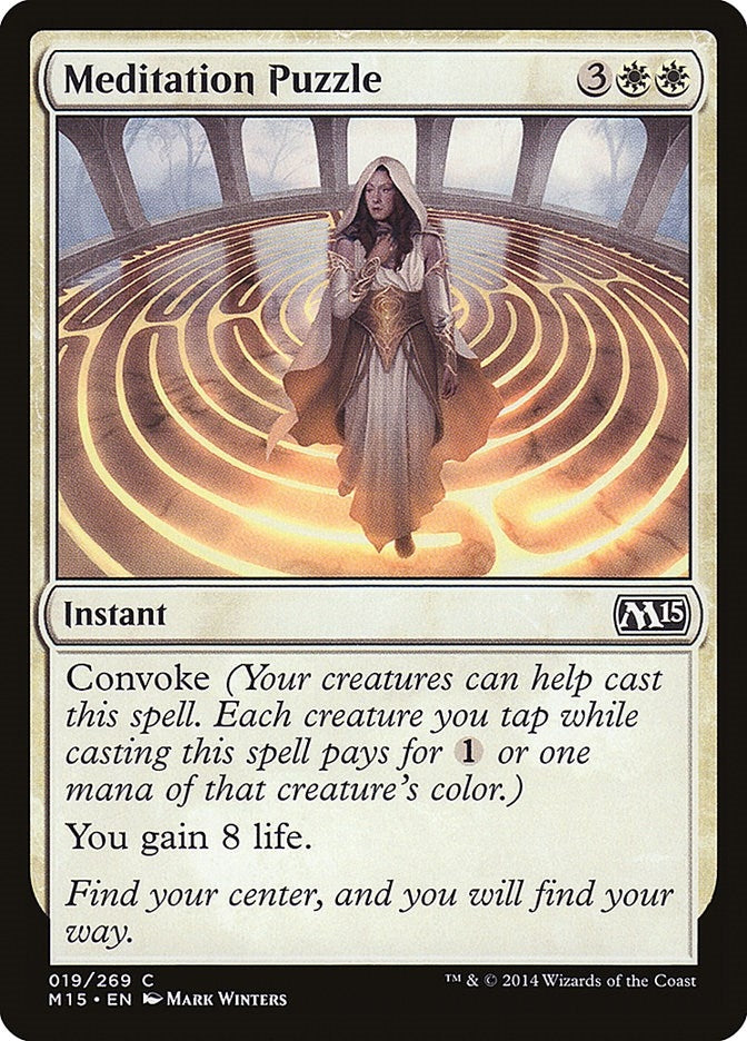 Image for Meditation Puzzle (Magic 2015 (M15)) (19) - Magic: The Gathering