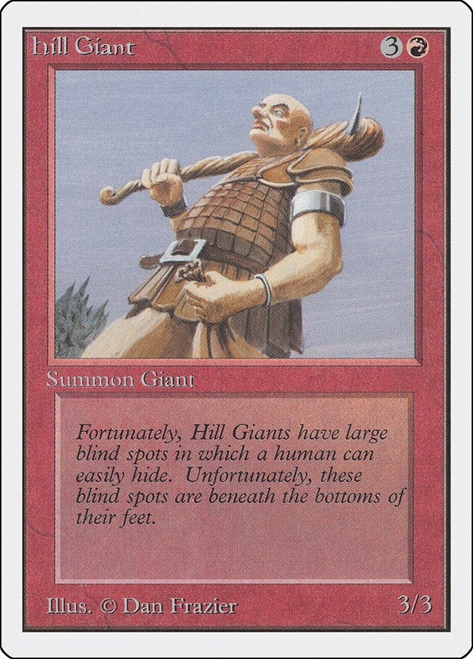 Image for Hill Giant (Unlimited Edition) - Magic: The Gathering