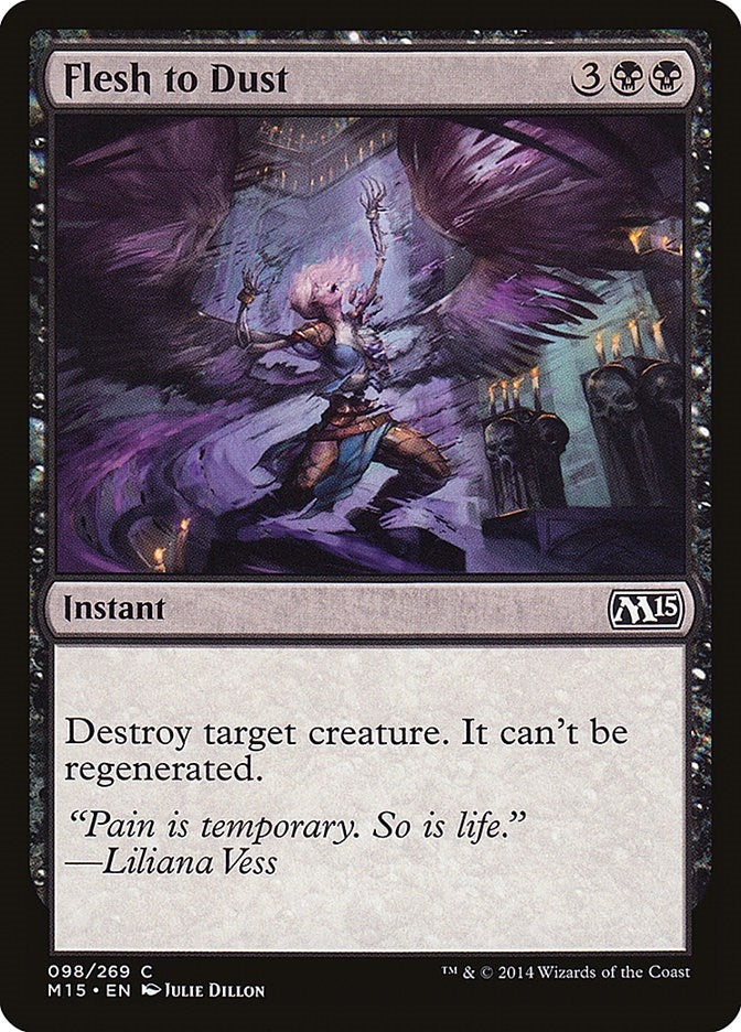 Image for Flesh to Dust (Magic 2015 (M15)) (98) - Magic: The Gathering