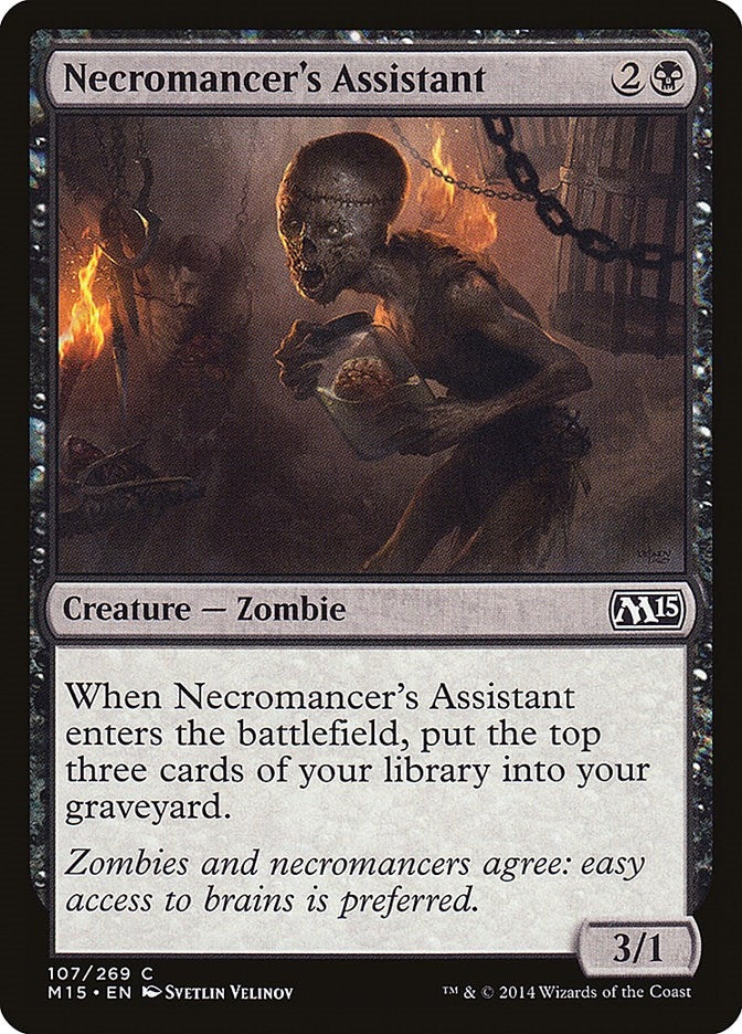 Image for Necromancer's Assistant (Magic 2015 (M15)) (107) - Magic: The Gathering