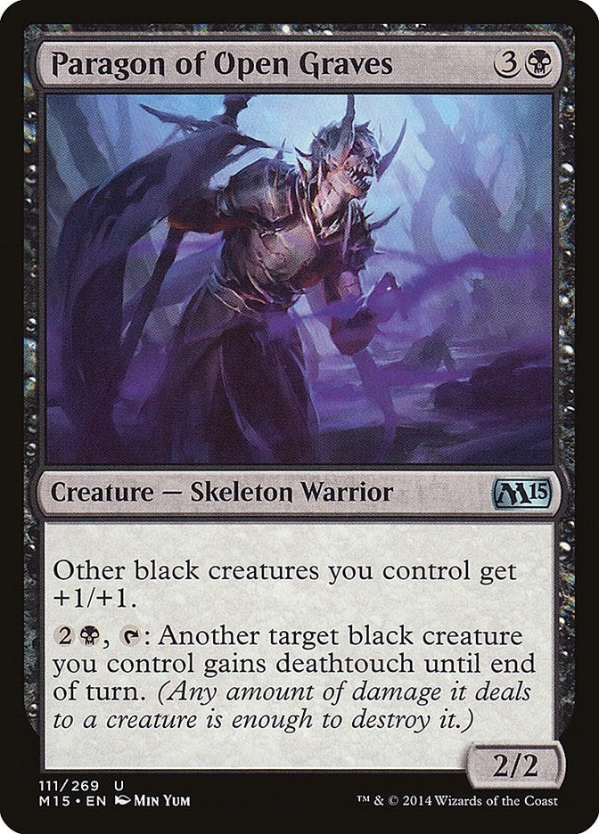 Image for Paragon of Open Graves (Magic 2015 (M15)) (111) - Magic: The Gathering
