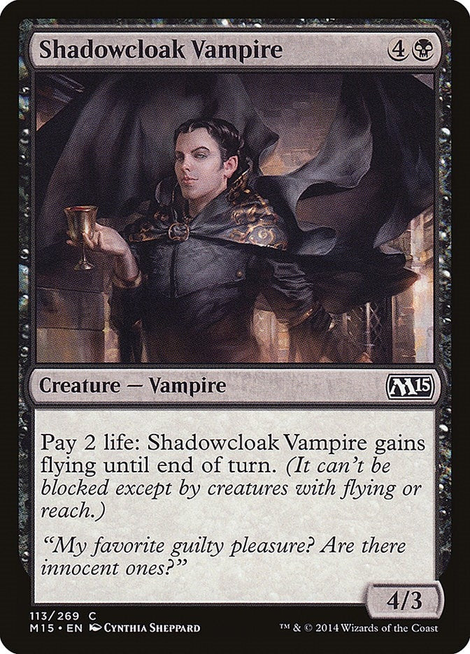 Image for Shadowcloak Vampire (Magic 2015 (M15)) (113) - Magic: The Gathering