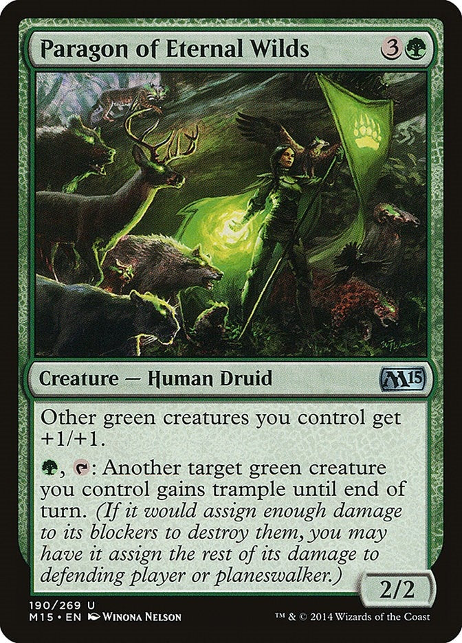 Image for Paragon of Eternal Wilds (Magic 2015 (M15)) (190) - Magic: The Gathering
