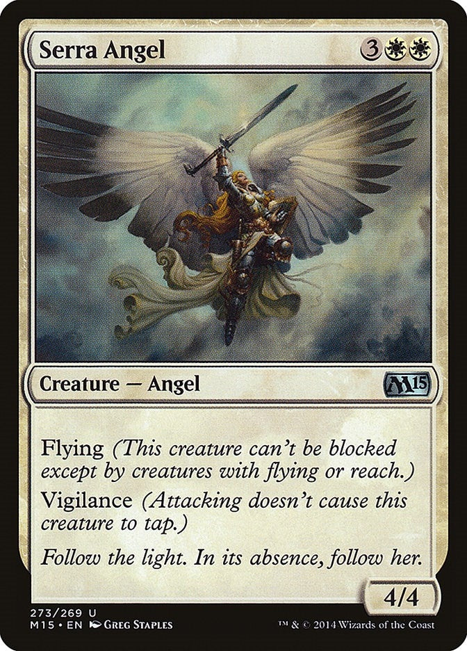 Image for Serra Angel (Magic 2015 (M15)) (273) - Magic: The Gathering