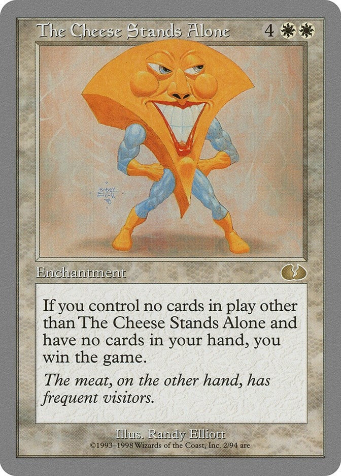 Image for The Cheese Stands Alone (Unglued) (2) - Magic: The Gathering