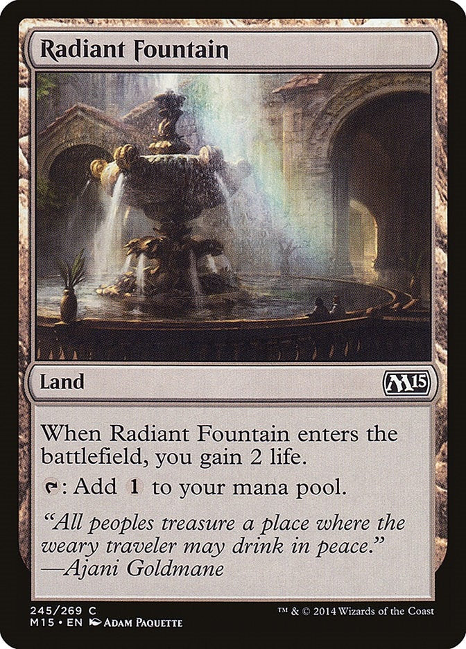 Image for Radiant Fountain (Magic 2015 (M15)) (245) - Magic: The Gathering