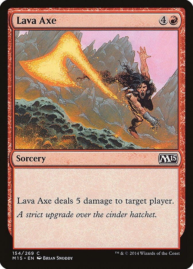 Image for Lava Axe (Magic 2015 (M15)) (154) - Magic: The Gathering