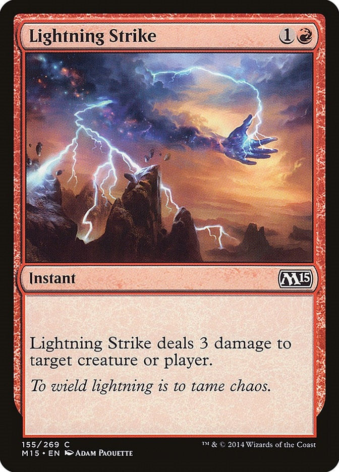 Image for Lightning Strike (Magic 2015 (M15)) (155) - Magic: The Gathering
