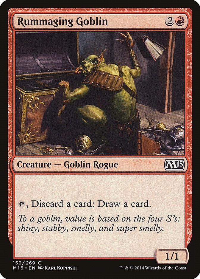 Image for Rummaging Goblin (Magic 2015 (M15)) (159) - Magic: The Gathering