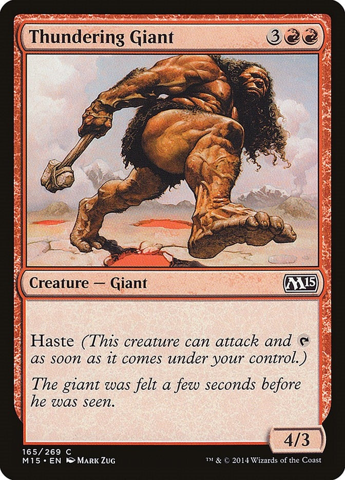 Image for Thundering Giant (Magic 2015 (M15)) (165) - Magic: The Gathering
