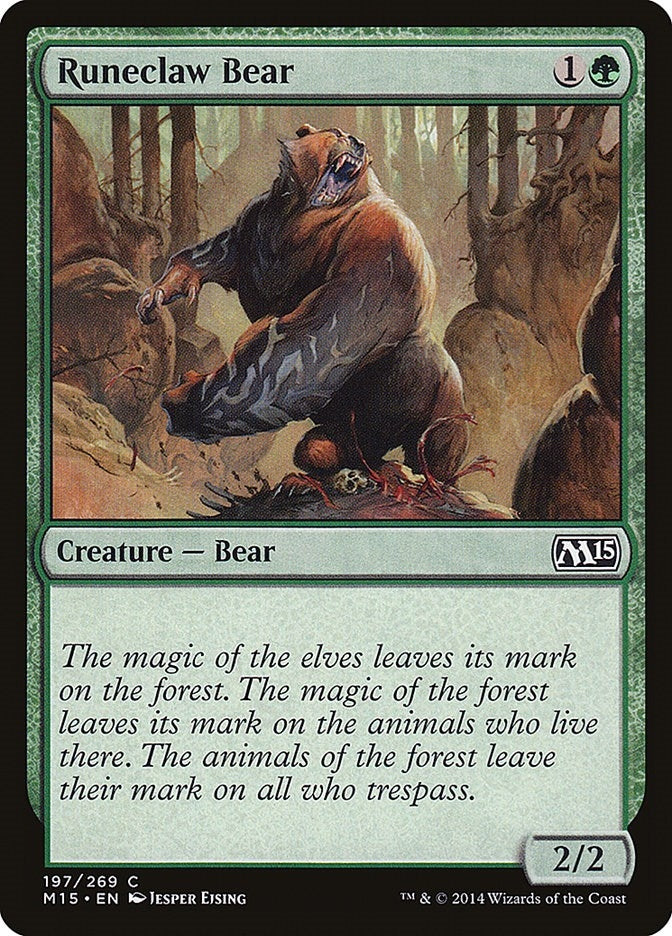 Image for Runeclaw Bear (Magic 2015 (M15)) (197) - Magic: The Gathering