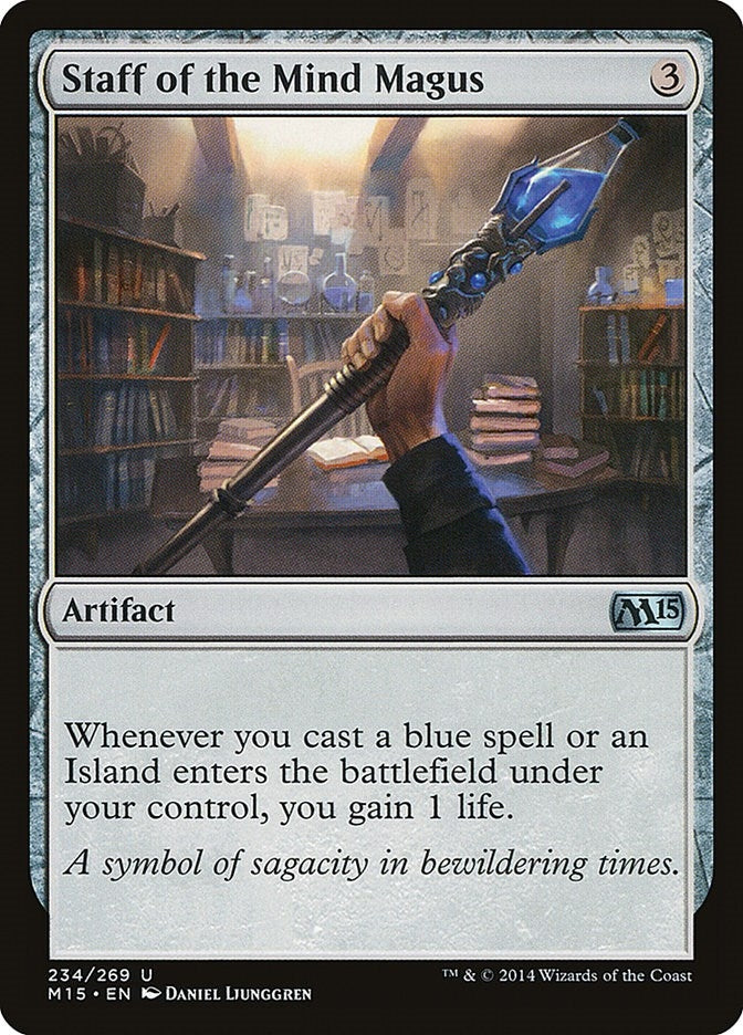 Image for Staff of the Mind Magus (Magic 2015 (M15)) (234) - Magic: The Gathering
