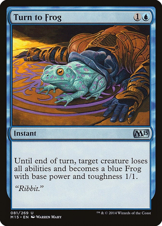 Image for Turn to Frog (Magic 2015 (M15)) (81) - Magic: The Gathering
